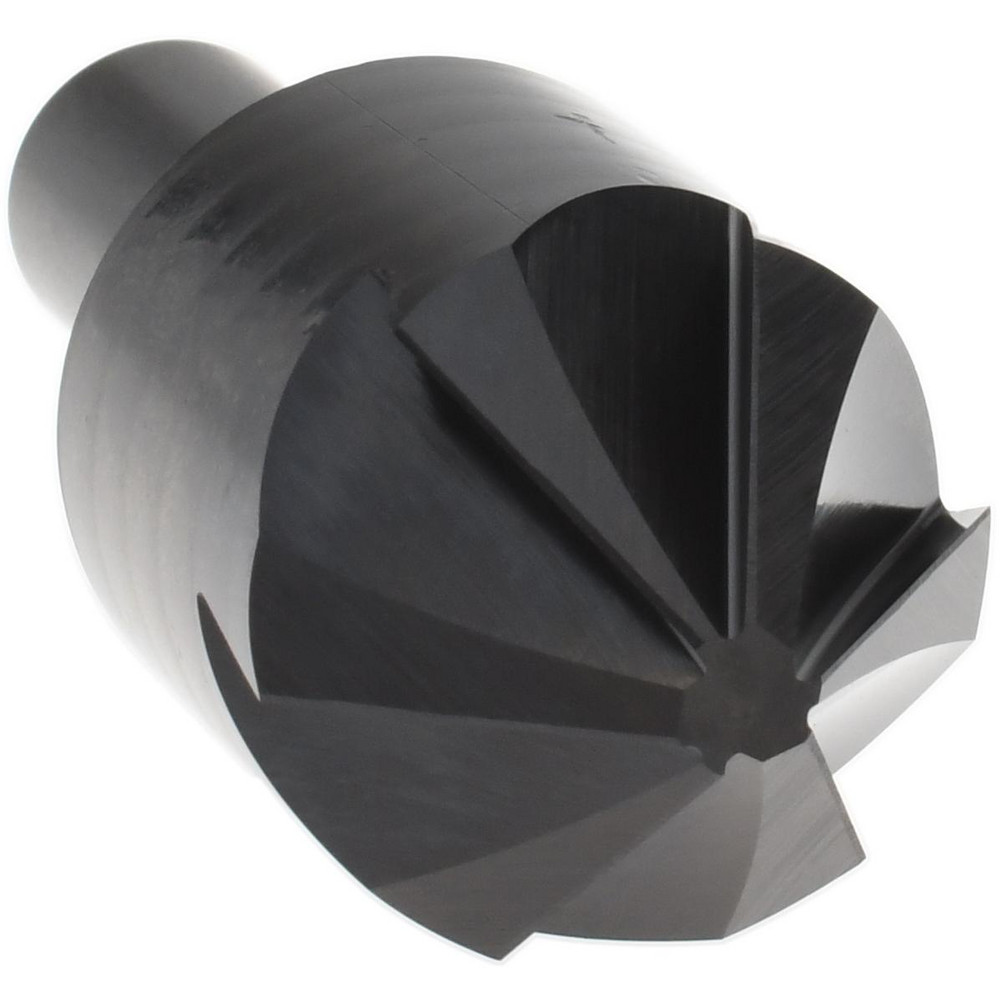 Hertel Countersink: 1" Head Dia, 82.00 deg Included Angle, 6 Flute, High-Speed Steel, Right Hand Cut - GX89331482
