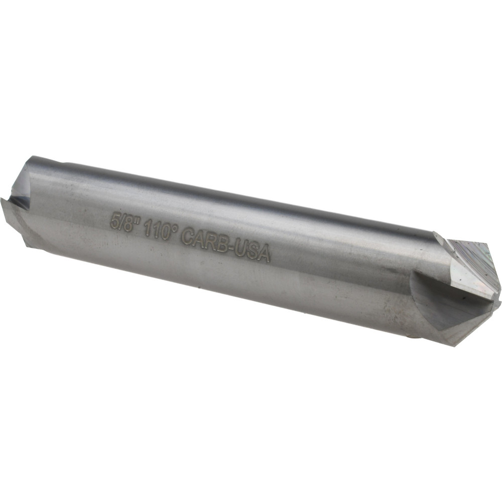 Hertel Countersink: 5/8" Head Dia, 110.00 deg Included Angle, 4 Flute, Solid Carbide, Right Hand Cut - 334-207090