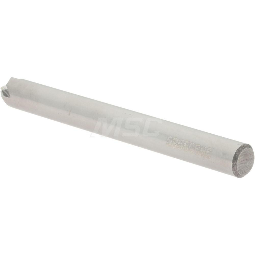 Accupro Chamfer Mill: 1/4" Dia, 1/4" Shank Dia, 82 deg, 4 Flute, Solid Carbide, Single End - 2500106