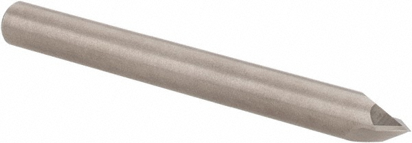 Accupro Chamfer Mill: 1/4" Dia, 1/4" Shank Dia, 82 deg, 4 Flute, Solid Carbide, Single End - 2500106