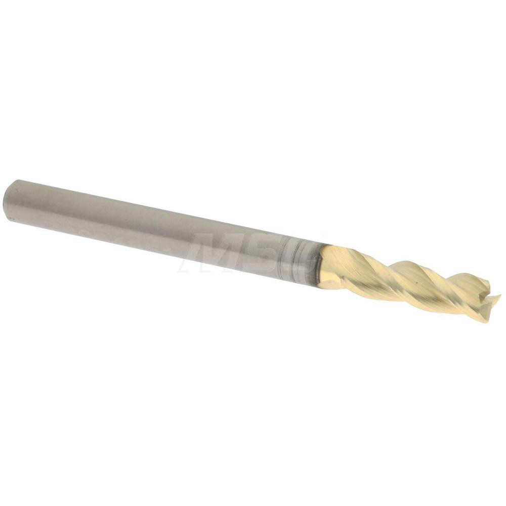 Accupro Chamfer Mill: 1/4" Dia, 1/4" Shank Dia, 82 deg, 4 Flute, Solid Carbide, Single End - 2500106