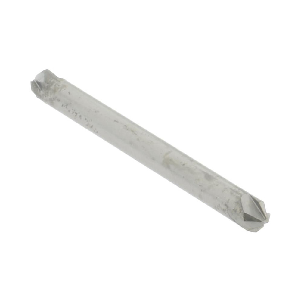 Hertel Countersink: 1/8" Head Dia, 90.00 deg Included Angle, 4 Flute, Solid Carbide, Right Hand Cut - 334-201070