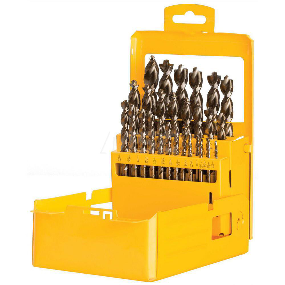 Value Collection Countersink Set: 8 Pc, 1/4 to 1" Head Dia, 6 Flute, 82 deg Included Angle - SC20828S