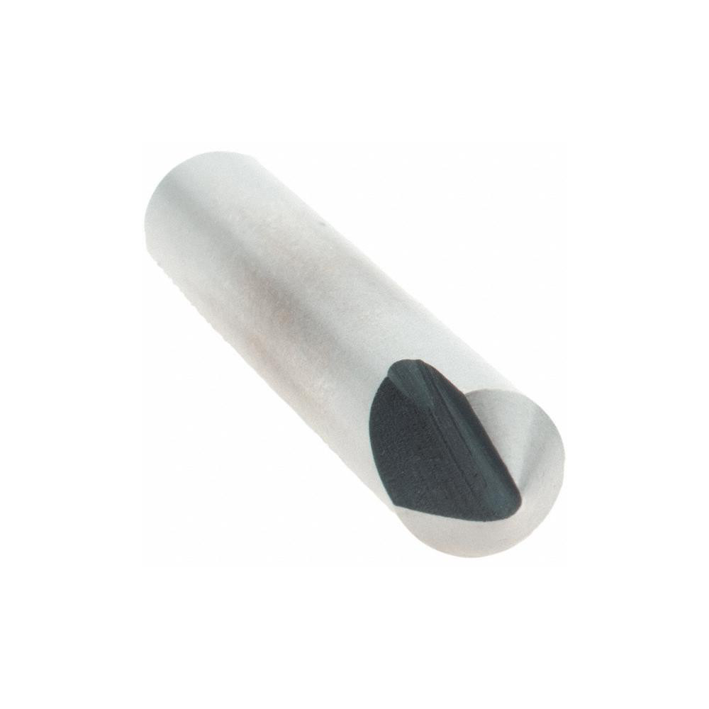 Value Collection Countersink: 1/4" Head Dia, 82.00 deg Included Angle, 1 Flute, High-Speed Steel, Right Hand Cut - 28601