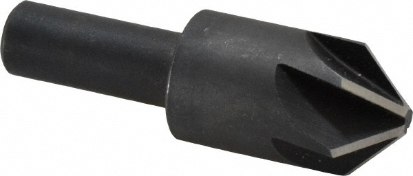 Value Collection Countersink: 7/8" Head Dia, 90.00 deg Included Angle, 6 Flute, High-Speed Steel, Right Hand Cut - SC2090056