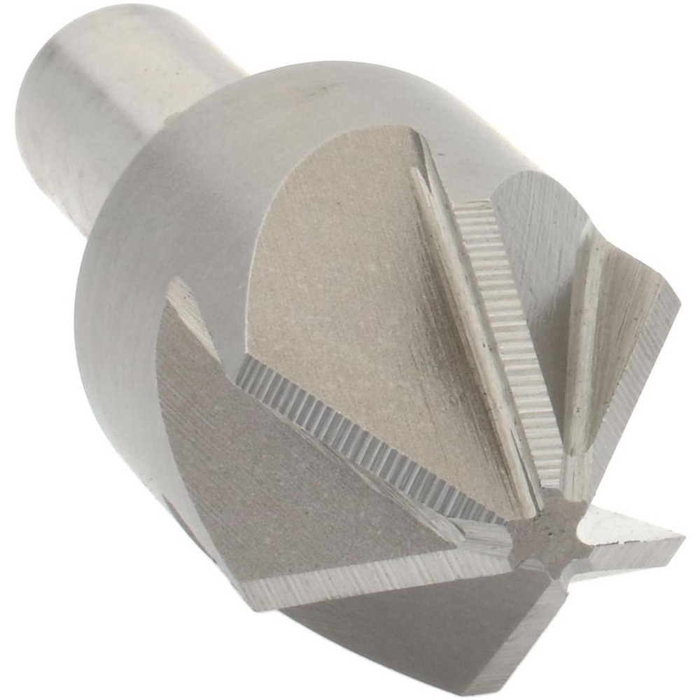 Value Collection Countersink: 1" Head Dia, 82.00 deg Included Angle, 6 Flute, High-Speed Steel, Right Hand Cut - SC2082100