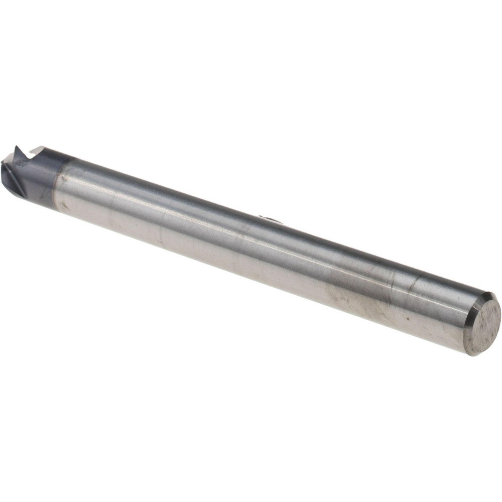 Harvey Tool Chamfer Mill: 1/4" Dia, 1/4" Shank Dia, 90 deg, 4 Flute, Solid Carbide, Single End - 859716-C3