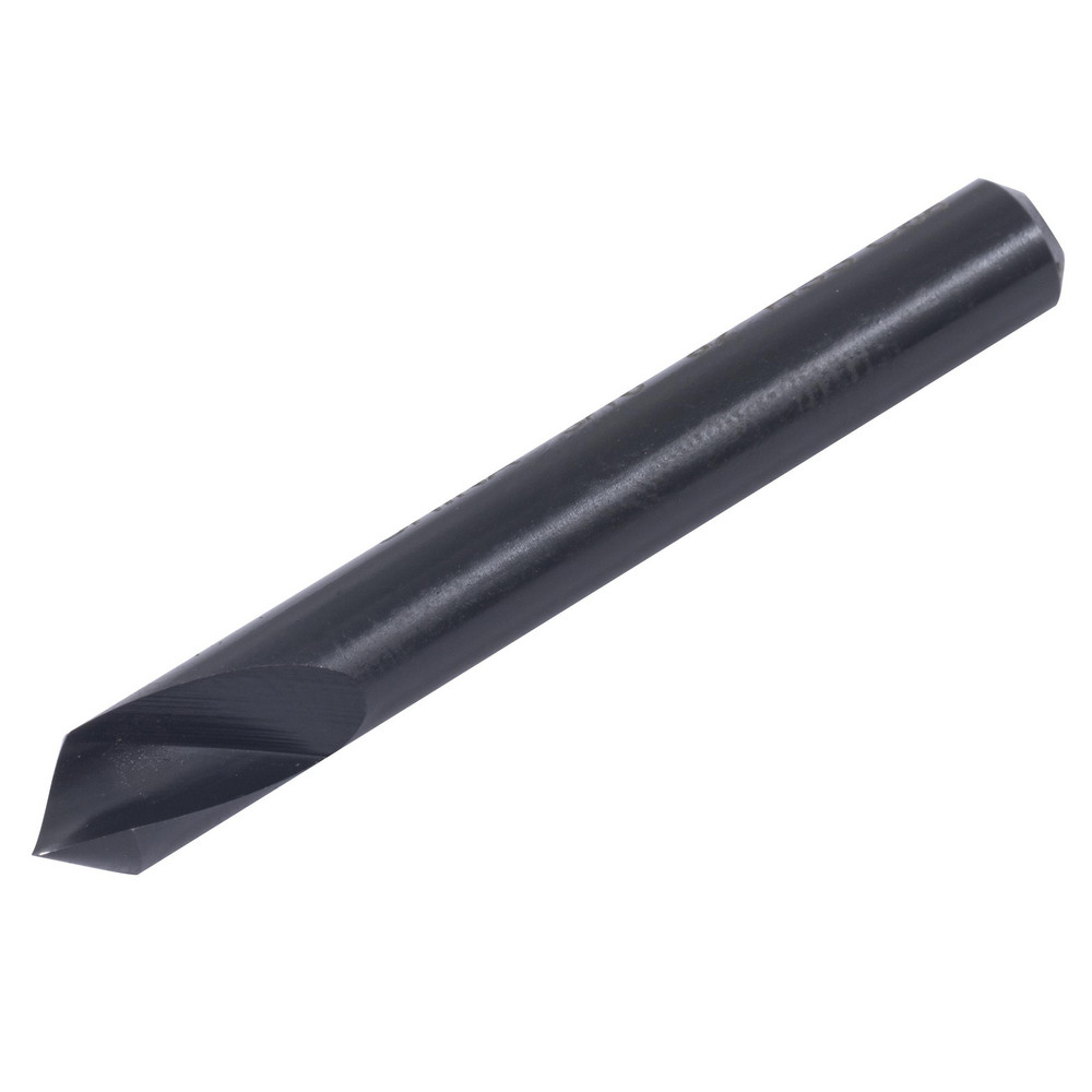 Hertel Countersink: 3/16" Head Dia, 82.00 deg Included Angle, 1 Flute, High-Speed Steel, Right Hand Cut - GX89340160