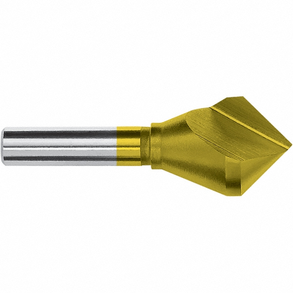 Magafor Countersink: 1" Head Dia, 82.00 deg Included Angle, 1 Flute, Cobalt Steel, Right Hand Cut - 84482425400