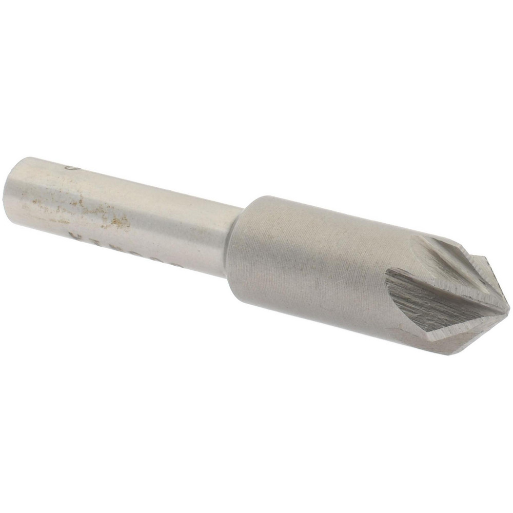 Value Collection Countersink: 3/8" Head Dia, 82.00 deg Included Angle, 6 Flute, Cobalt Steel, Right Hand Cut - SC2182024