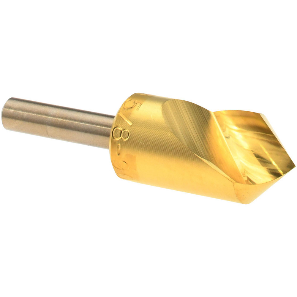 Hertel Countersink: 5/8" Head Dia, 120.00 deg Included Angle, 1 Flute, High-Speed Steel, Right Hand Cut - GX89339782