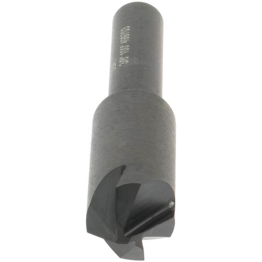 Hertel Countersink: 3/8" Head Dia, 100.00 deg Included Angle, 4 Flute, High-Speed Steel - GX89336549