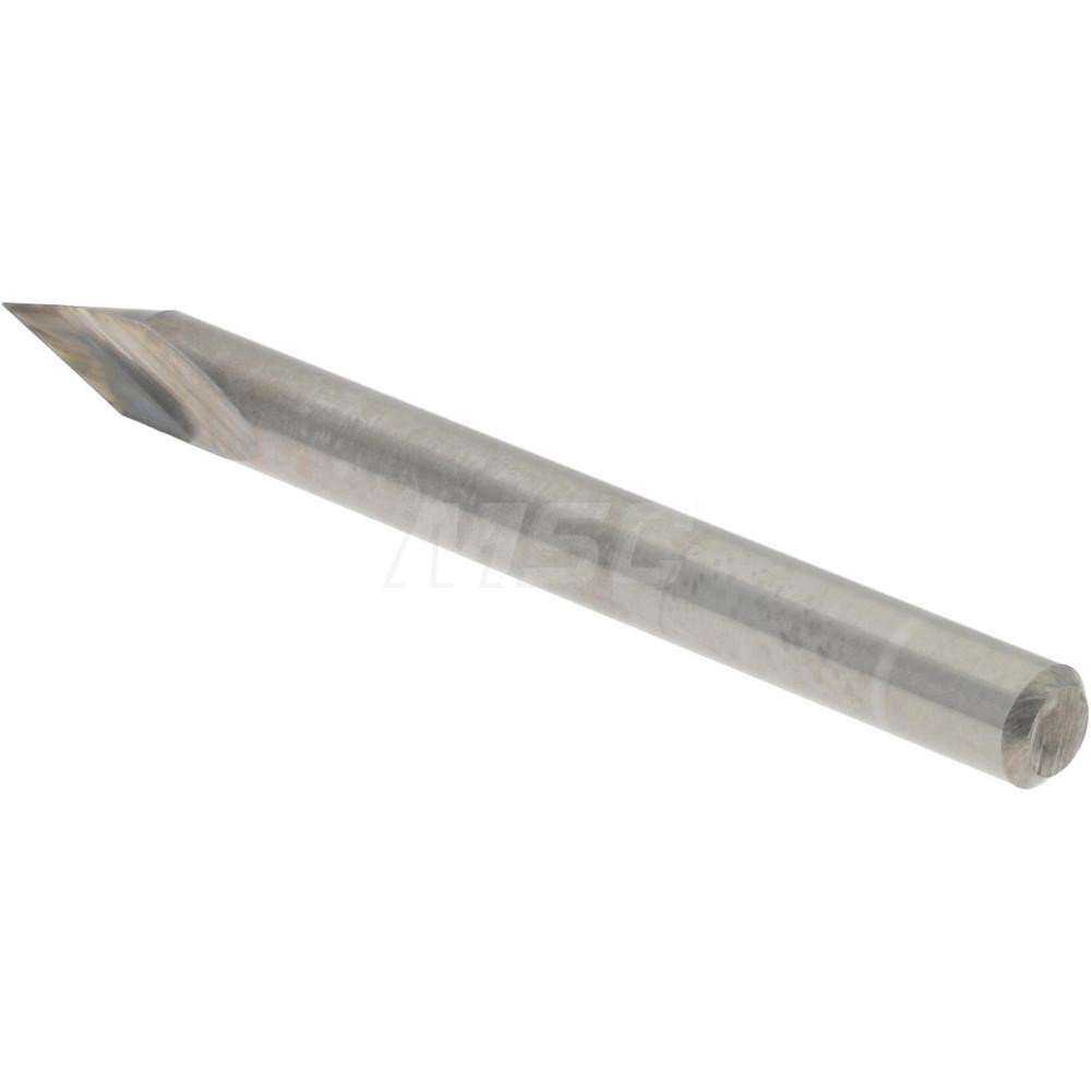 M.A. Ford® Countersink: 1/8" Head Dia, 30.00 deg Included Angle, 1 Flute, Solid Carbide, Right Hand Cut - 60012508