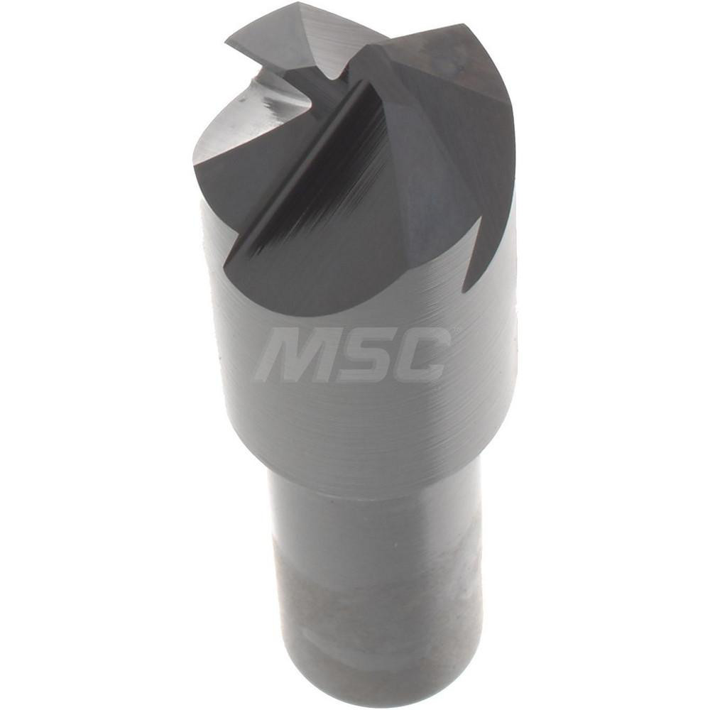 Hertel Countersink: 1/2" Head Dia, 100.00 deg Included Angle, 4 Flute, High-Speed Steel, Right Hand Cut - GX89336705