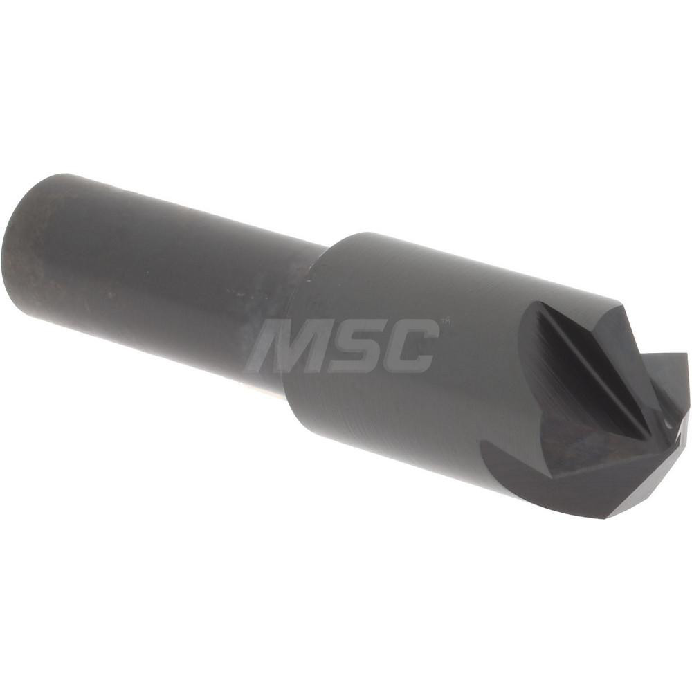 Hertel Countersink: 1/2" Head Dia, 100.00 deg Included Angle, 4 Flute, High-Speed Steel, Right Hand Cut - GX89336705