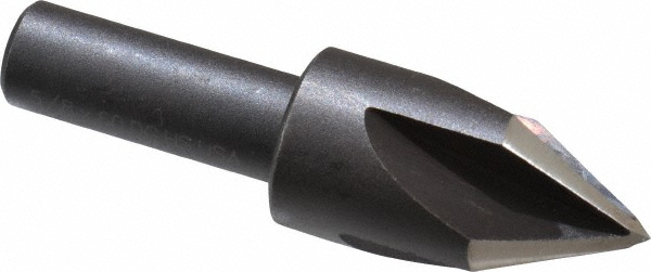 Cleveland Countersink: 5/8" Head Dia, 60.00 deg Included Angle, 4 Flute, High-Speed Steel, Right Hand Cut - C46216