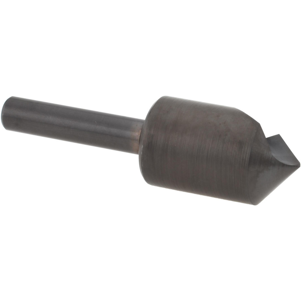 Hertel Countersink: 1-1/2" Head Dia, 100.00 deg Included Angle, 1 Flute, High-Speed Steel, Right Hand Cut - GX89340350