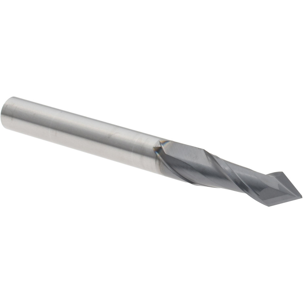 Helical Solutions Chamfer Mill: 3/4" Dia, 3/4" Shank Dia, 120 deg, 5 Flute, Solid Carbide, Single End - 07037