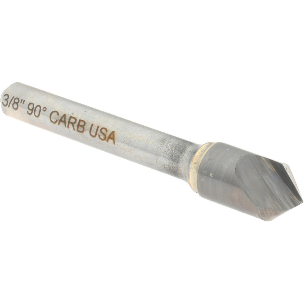 M.A. Ford® Countersink: 3/8" Head Dia, 90.00 deg Included Angle, 1 Flute, Solid Carbide, Right Hand Cut - 60037503