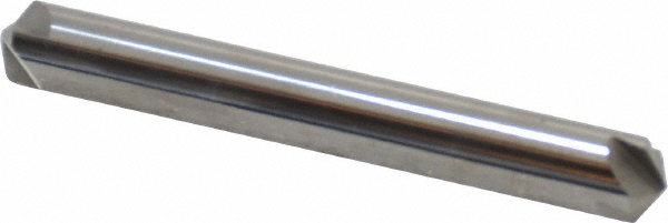 Hertel Countersink: 1/4" Head Dia, 120.00 deg Included Angle, 4 Flute, Solid Carbide, Right Hand Cut - 334-303100