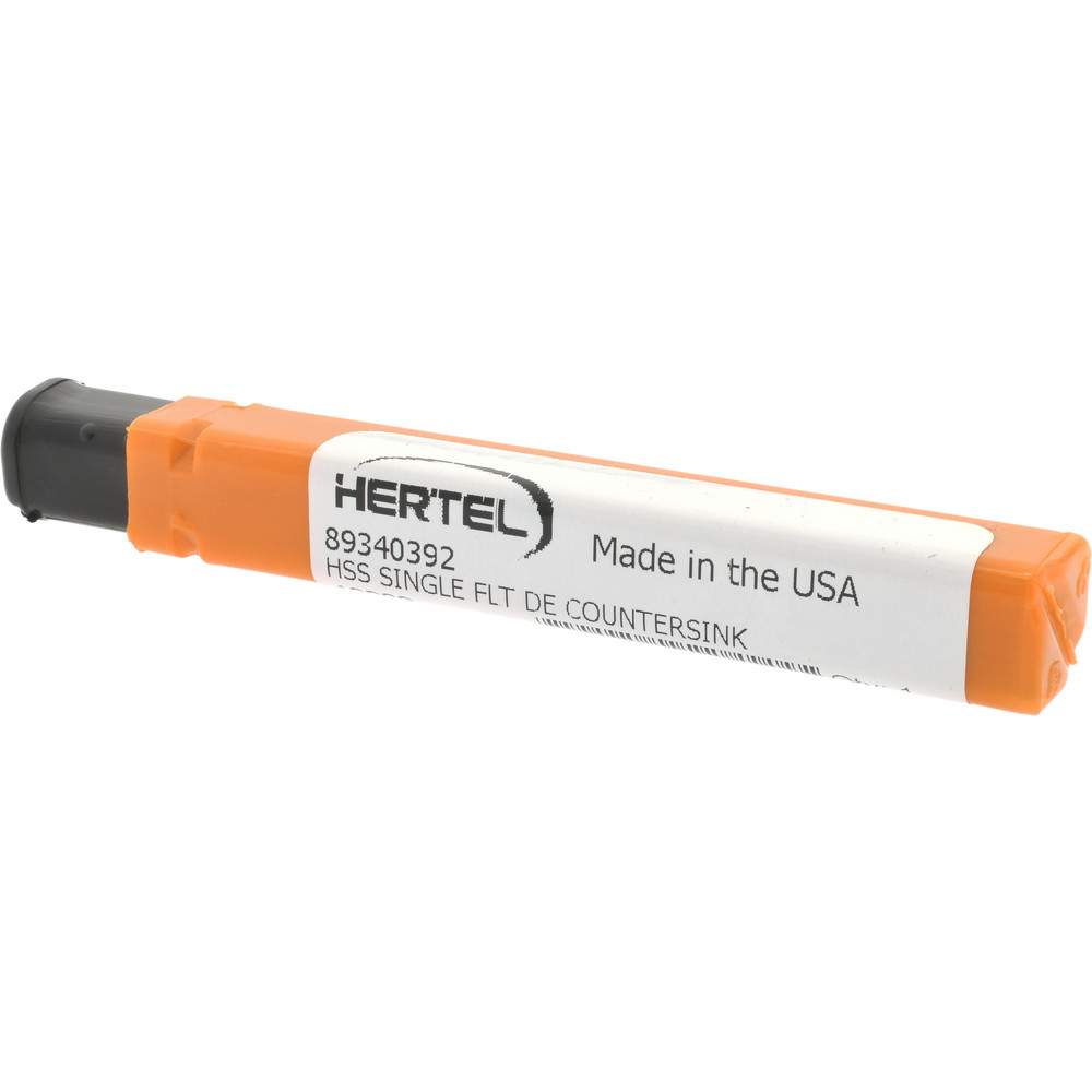 Hertel Countersink: 1/4" Head Dia, 110.00 deg Included Angle, 1 Flute, High-Speed Steel, Right Hand Cut - GX89340392