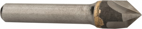 Titan USA Countersink: 1/2" Head Dia, 82.00 deg Included Angle, 3 Flute, Solid Carbide, Right Hand Cut - CS33232