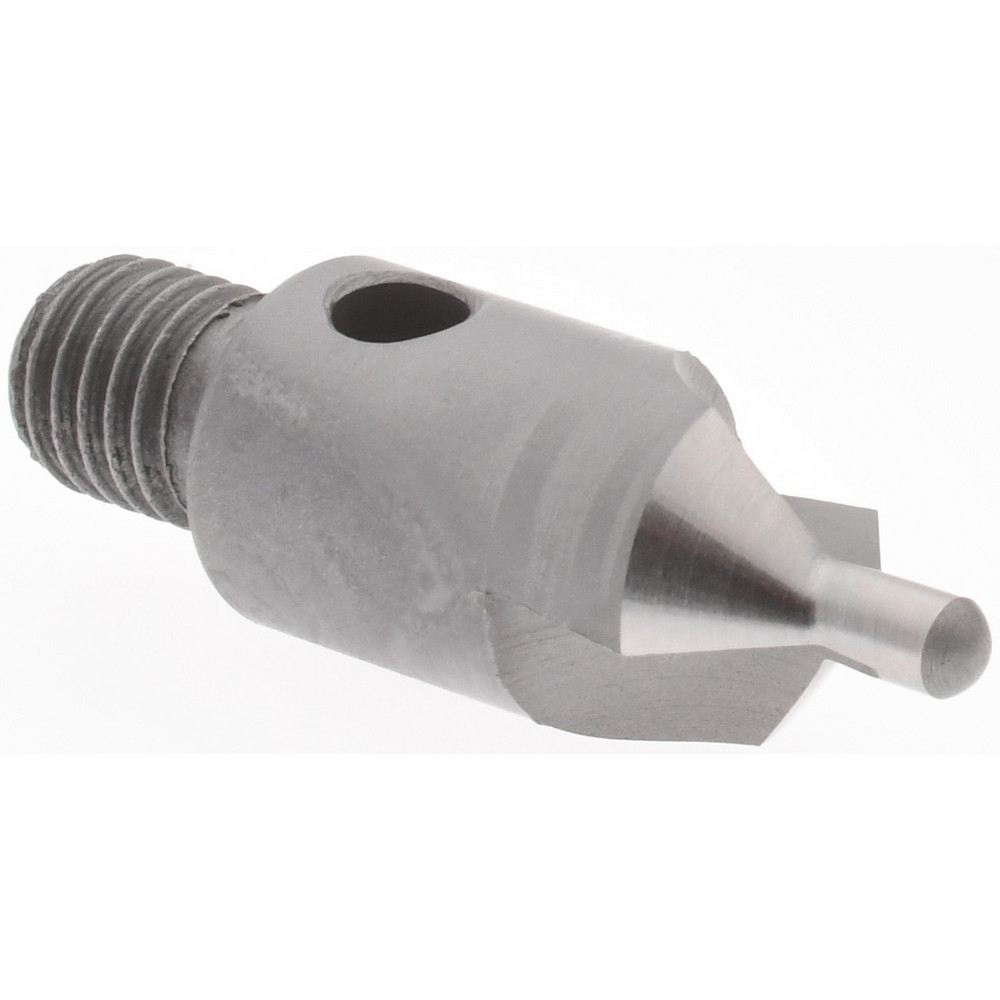 Made in USA 1-1/8" OAL, 3/8" Head Dia, 2 Flute, 100° Incl Angle, Integral Pilot, Adjustable Stop Countersink - 150-2-100-.0980