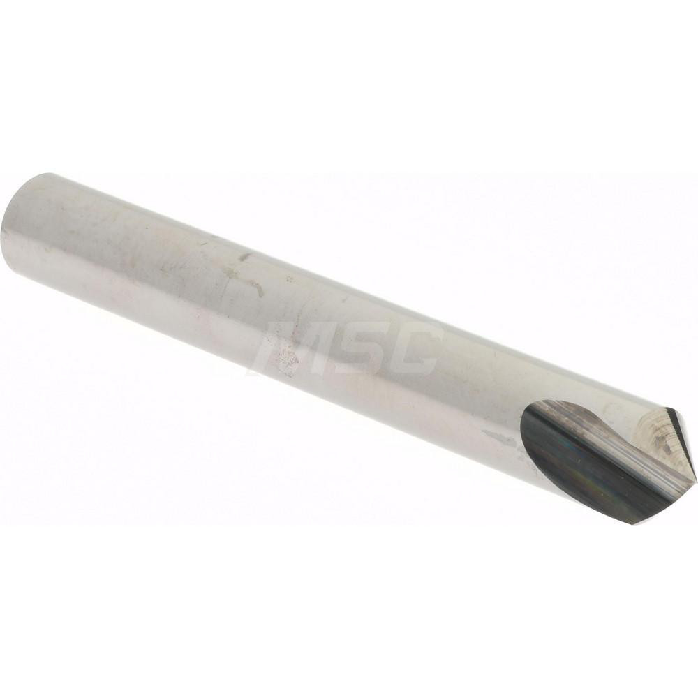 Hertel Countersink: 1/4" Head Dia, 100.00 deg Included Angle, 1 Flute, Solid Carbide, Right Hand Cut - 331-203080