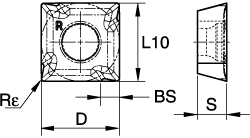 Melin Tool Countersink: 1/4" Head Dia, 100.00 deg Included Angle, 4 Flute, Solid Carbide, Right Hand Cut - 19015
