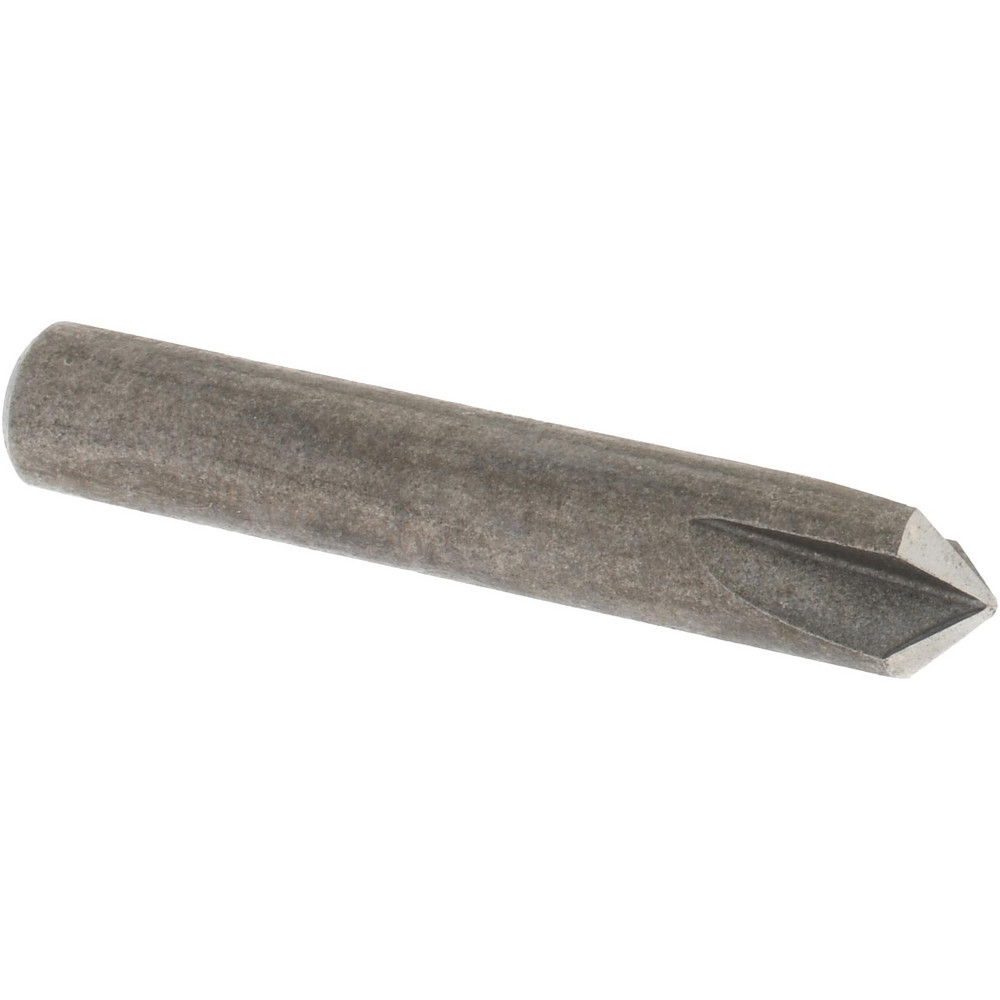 M.A. Ford® Countersink: 1/4" Head Dia, 90.00 deg Included Angle, 3 Flute, High-Speed Steel, Right Hand Cut - 92025003