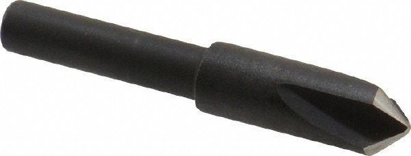 M.A. Ford® Countersink: 1/4" Head Dia, 90.00 deg Included Angle, 3 Flute, High-Speed Steel, Right Hand Cut - 92025003