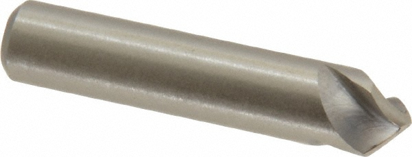 M.A. Ford® Countersink: 1/4" Head Dia, 90.00 deg Included Angle, 3 Flute, High-Speed Steel, Right Hand Cut - 92025003