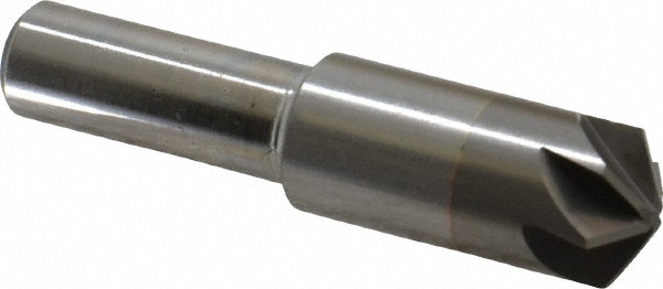 M.A. Ford® Countersink: 1/2" Head Dia, 60.00 deg Included Angle, 6 Flute, Solid Carbide, Right Hand Cut - 78050001