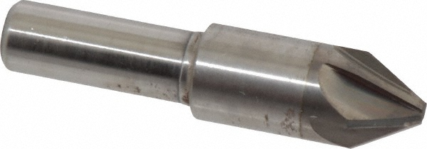 M.A. Ford® Countersink: 1/2" Head Dia, 60.00 deg Included Angle, 6 Flute, Solid Carbide, Right Hand Cut - 78050001
