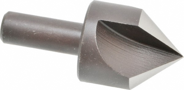 Cleveland Countersink: 1-1/4" Head Dia, 82.00 deg Included Angle, 3 Flute, High-Speed Steel, Right Hand Cut - C46187