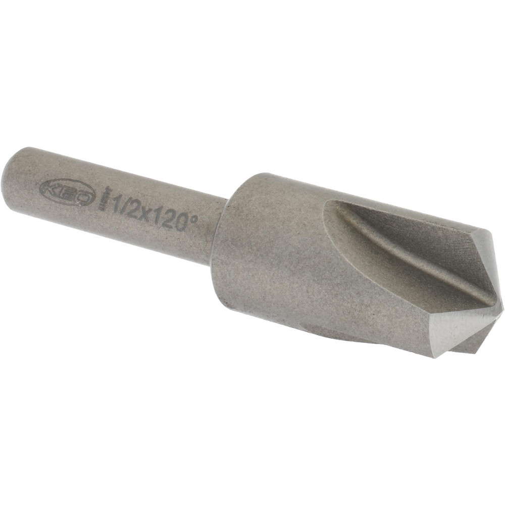 Hertel Countersink: 7/8" Head Dia, 120.00 deg Included Angle, 1 Flute, High-Speed Steel, Right Hand Cut - GX89340194