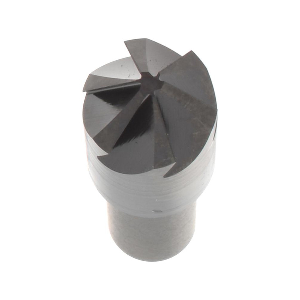 Hertel Countersink: 1/2" Head Dia, 82.00 deg Included Angle, 6 Flute, High-Speed Steel, Right Hand Cut - GX89331326