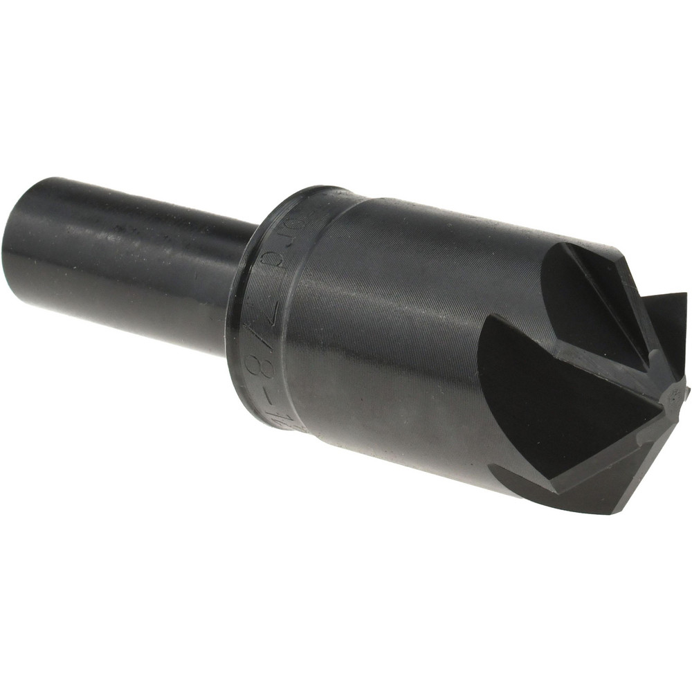 Value Collection Countersink: 7/8" Head Dia, 90.00 deg Included Angle, 1 Flute, High-Speed Steel, Right Hand Cut - SC1090056