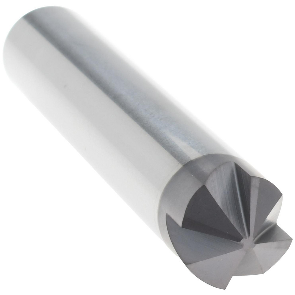 Harvey Tool Chamfer Mill: 1/2" Dia, 1/2" Shank Dia, 120 deg, 4 Flute, Solid Carbide, Single End - 18360-C3