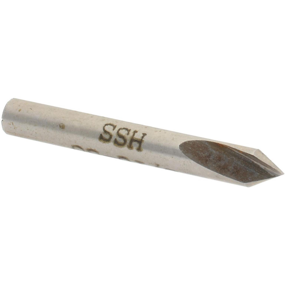 M.A. Ford® Countersink: 3/16" Head Dia, 60.00 deg Included Angle, 1 Flute, High-Speed Steel, Right Hand Cut - 61018701
