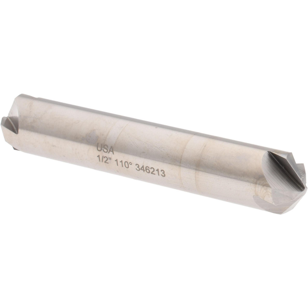 Hertel Countersink: 1" Head Dia, 110.00 deg Included Angle, 4 Flute, High-Speed Steel, Right Hand Cut - GX89335756