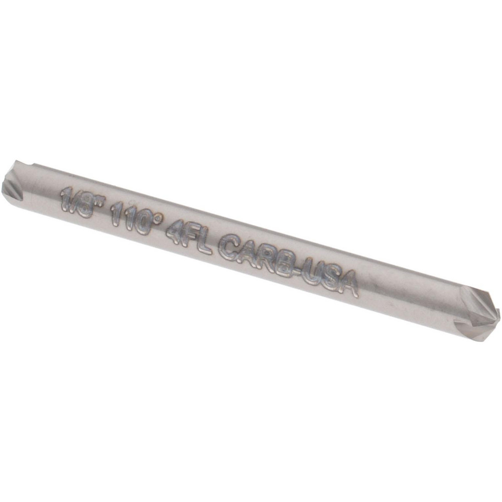 Hertel Countersink: 1" Head Dia, 110.00 deg Included Angle, 4 Flute, High-Speed Steel, Right Hand Cut - GX89335756