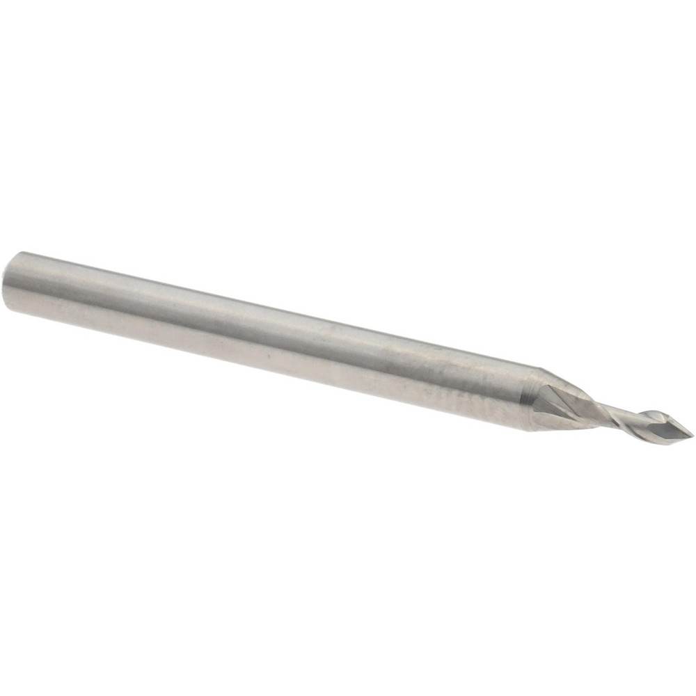 Titan USA Chamfer Mill: 3/16" Dia, 3/16" Shank Dia, 60 deg, 4 Flute, Solid Carbide, Single End - TC87781