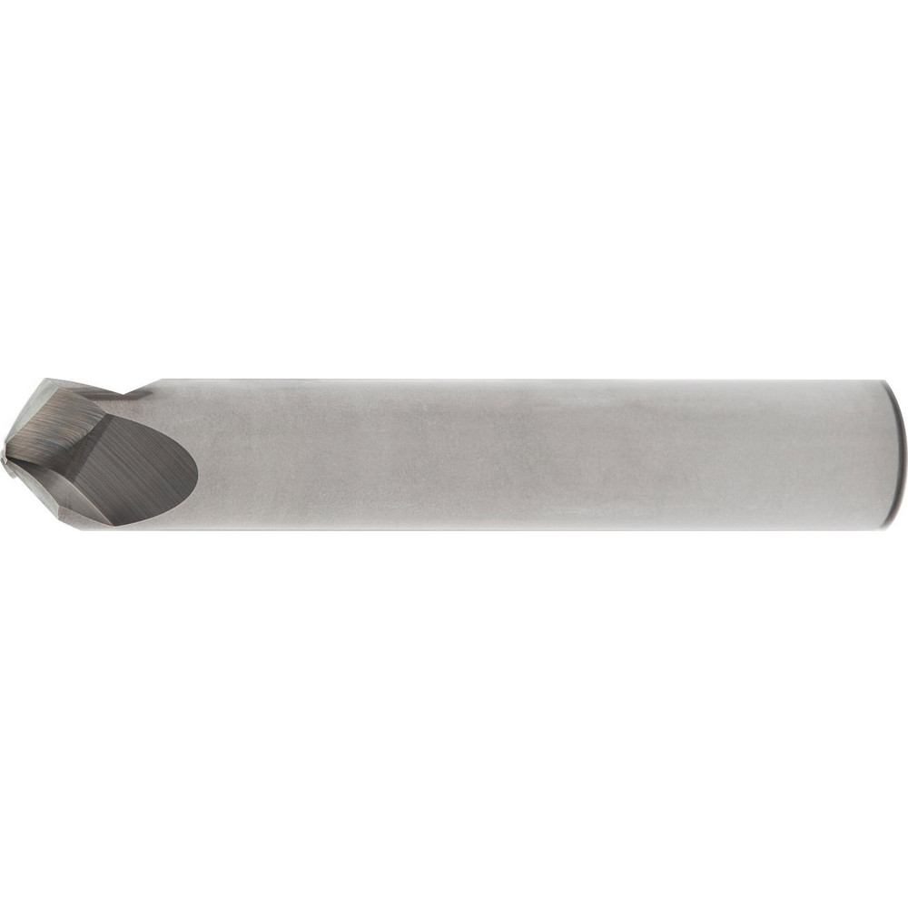 Scientific Cutting Tools Chamfer Mill: 3/4" Dia, 3/4" Shank Dia, 90 deg, 3 Flute, Solid Carbide, Single End - HC75003-090