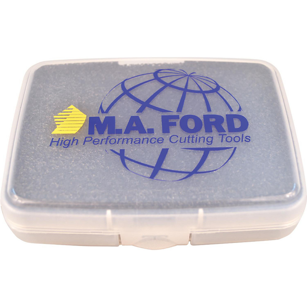 M.A. Ford® Chamfer Mill Sets; End Type: Single; End Type: Single; Chamfer Mill Material: Solid Carbide; Chamfer Mill Material: Solid Carbide; Chamfer Mill Finish/Coating: AlCrN; Chamfer Mill Finish/Coating: AlCrN; Cutter Head Diameter (Inch): 1/2; 1/4; 1/8; 3/8; Cutter Head Diameter (Inch - 0 Decimals): 1/2 - 3HC000003BSET