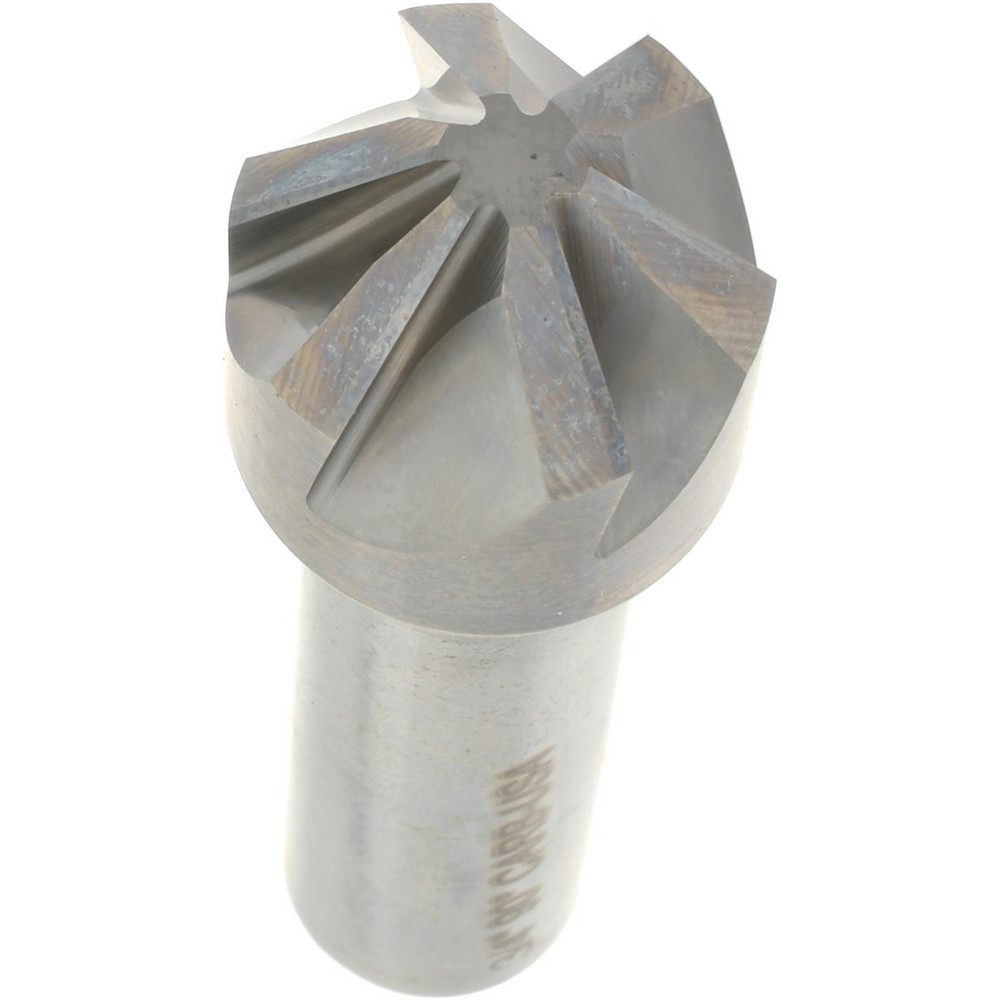 Hertel Countersink: 3/4" Head Dia, 90.00 deg Included Angle, 6 Flute, Solid Carbide, Right Hand Cut - 336-008570