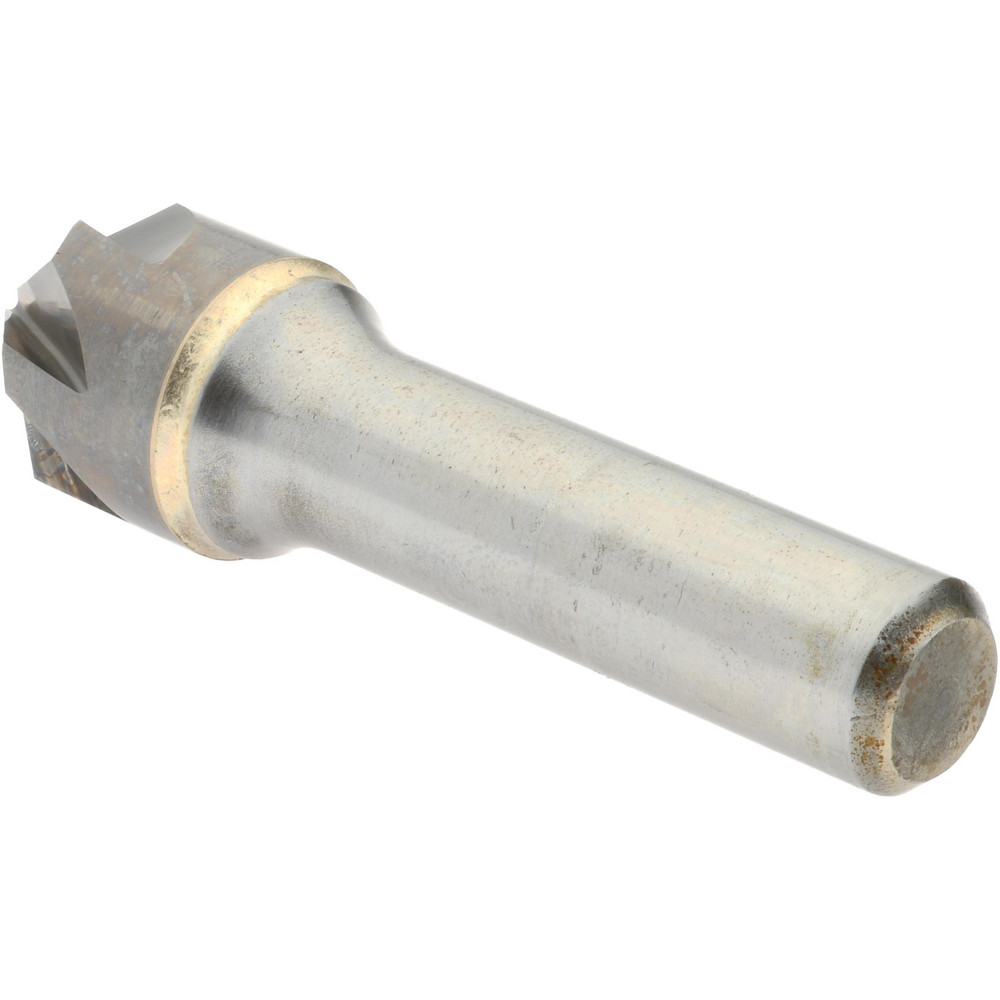 Hertel Countersink: 3/4" Head Dia, 90.00 deg Included Angle, 6 Flute, Solid Carbide, Right Hand Cut - 336-008570