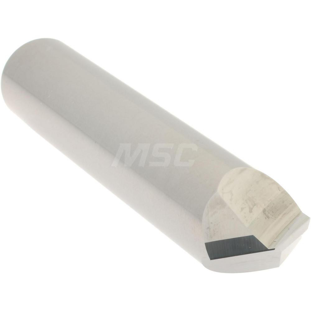 Accupro Chamfer Mill: 1/2" Dia, 1/2" Shank Dia, 120 deg, 2 Flute, Solid Carbide, Single End - 2500066