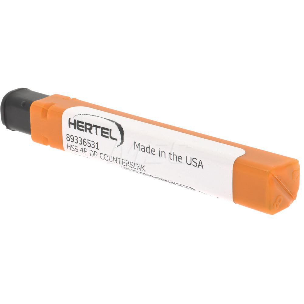Hertel Countersink: 5/16" Head Dia, 100.00 deg Included Angle, 4 Flute, High-Speed Steel, Right Hand Cut - GX89336531