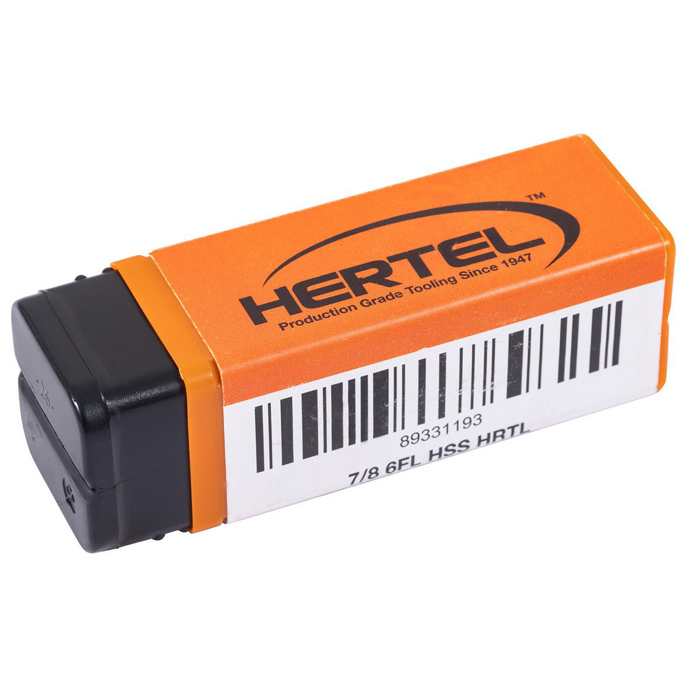 Hertel Countersink: 7/8" Head Dia, 82.00 deg Included Angle, 6 Flute, High-Speed Steel, Right Hand Cut - GX89331193